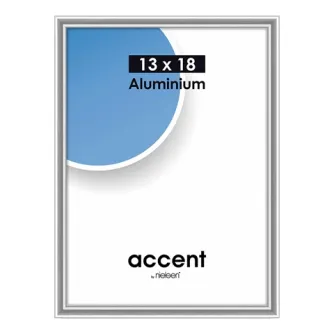 Foto rāmis - Nielsen Photo Frame 53223 Accent Glossy Silver 13x18 cm - ātri pasūtīt no ražotāja