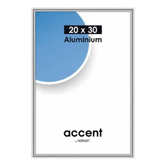 Foto rāmis - Nielsen Photo Frame 53523 Accent Glossy Silver 20x30 cm - ātri pasūtīt no ražotāja