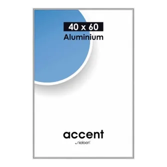 Foto rāmis - Nielsen Photo Frame 55123 Accent Glossy Silver 40x60 cm - ātri pasūtīt no ražotāja