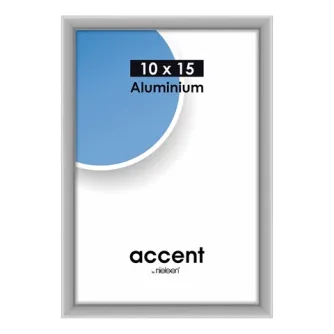 Foto rāmis - Nielsen Photo Frame 51224 Accent Frosted Silver 10x15 cm - ātri pasūtīt no ražotāja