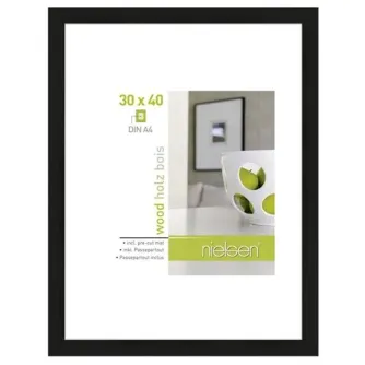 Foto rāmis - Nielsen Photo Frame 8988016 Apollon Black 30x40 / 21x29.7 cm - ātri pasūtīt no ražotāja