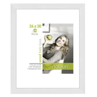 Foto rāmis - Nielsen Photo Frame 8988007 Apollon White 24x30 / 18x24 cm - ātri pasūtīt no ražotāja