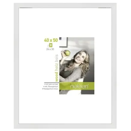 Nielsen Photo Frame 8988022 Apollon White 40x50 / 24x30 cm