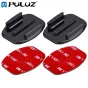 Sporta kameru aksesuāri - Puluz sticker set 3M for Osmo Action and GoPro 2+2 (flat+curved) - perc šodien veikalā un ar piegādi