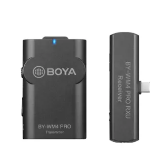 Wireless Lavalier Microphones - Boya 2.4 GHz Lavalier Microphone Wireless BY-WM4 Pro-K5 for Android & iPhone - quick order from manufacturer