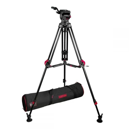 Cartoni FOCUS 12 with 2-Stage Red Lock ALU Tripod System (KF12-RLM)