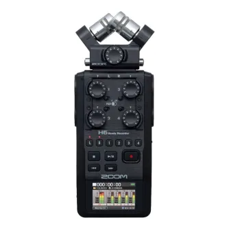 Skaņas ierakstītāji - ZOOM H6 Black New Version - perc šodien veikalā un ar piegādi