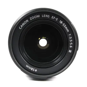 Objektīvi - Canon EF-S 18-55mm f/3.5-5.6 III - perc šodien veikalā un ar piegādi