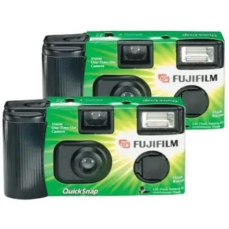 Filmu kameras - Fujifilm Quicksnap x2 double pack 400 X-TRA Flash 400/135/27 - perc šodien veikalā un ar piegādi