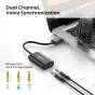 Vairs neražo - UGREEN External USB 2.0 sound adaptrer (black) 30724