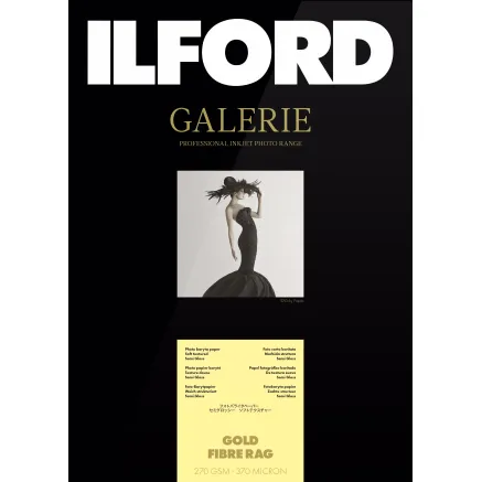 ILFORD GALERIE GOLD FIBRE RAG 270G 10X15 50 SHEET 2004089