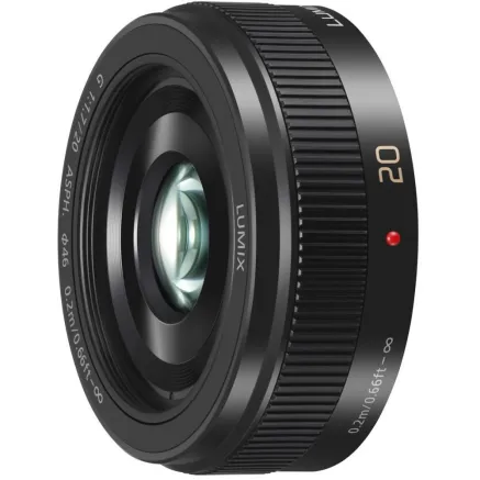 Panasonic Lumix G F1.7/20mm II (40mm KB) lens (H-H020AE-K)