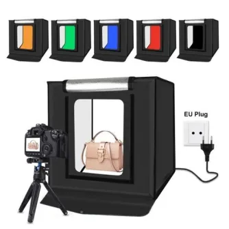 Gaismas kastes - PU5040EU Portable Photo Studio 40cm LED 4400 lumens - perc šodien veikalā un ar piegādi