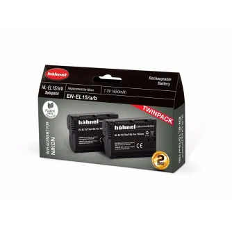 Kameru akumulatori - HÄHNEL BATTERY NIKON HL-EL15HP TWIN PACK 1000160.2 - ātri pasūtīt no ražotāja
