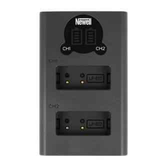 Kameru akumulatori - Newell DL-USB-C dual channel charger for LP-E17 - ātri pasūtīt no ražotāja