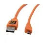Data Cables - Tether Tools Tether Pro USB 2.0 A to Mini-B 8 pin 4.6 m Orange - buy today in Master Foto store and with delivery
