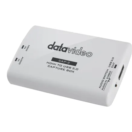 DATAVIDEO CAP-2 HDMI TO USB (UVC) CAPTURE (INPUT) DEVICE CAP-2