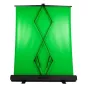 Fonu komplekti ar turētāju - StudioKing Roll-Up Green Screen FB-150200FG 150x200 cm Chroma Green - ātri pasūtīt no ražotāja
