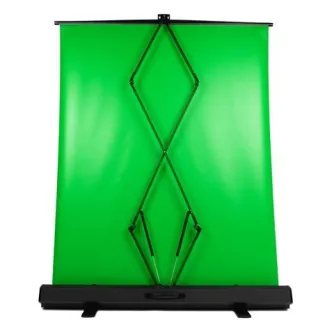 Fonu komplekti ar turētāju - StudioKing Roll-Up Green Screen FB-150200FG 150x200 cm Chroma Green - ātri pasūtīt no ražotāja