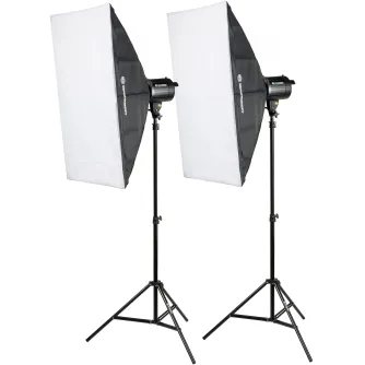 Studijas zibspuldžu komplekti - Bresser BRM-300AM Studio set 2x 300W - perc šodien veikalā un ar piegādi