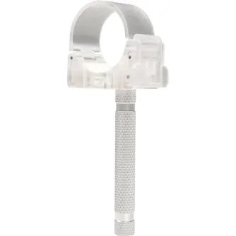 Turētāji - Turētājs LEDGO TRANSPARENT SINGLE CLIP WITH PILLAR HD-T14-1-CP T14 - ātri pasūtīt no ražotāja