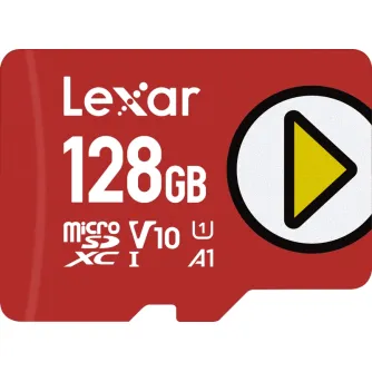 Atmiņas kartes - LEXAR PLAY MICROSDXC UHS-I R150 128GB LMSPLAY128G-BNNNG - perc šodien veikalā un ar piegādi