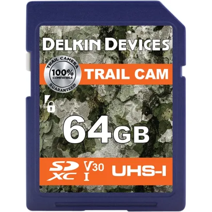 DELKIN TRAIL CAM SDXC (V30) R100/W50 64GB DDSDTRL-64GB