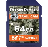 Atmiņas kartes - DELKIN TRAIL CAM SDXC (V30) R100/W50 64GB DDSDTRL-64GB - ātri pasūtīt no ražotāja