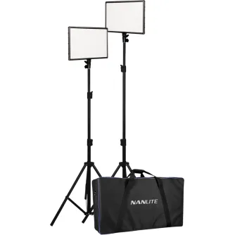 Light Panels - NANLITE LUMIPAD 25 LED 2 LIGHT KIT WITH STAND AND BAG LUMIPAD 25 2KIT - quick order from manufacturer Best choise selected by experts