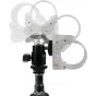 LED Gaismas nūjas - NANLITE T12 TUBE HOLDER WITH MINI BALL HEAD HD-T12+BH - ātri pasūtīt no ražotāja