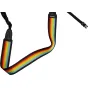 Koferi Instant kameram - POLAROID CAMERA STRAP FLAT RAINBOW BLACK 6055 - ātri pasūtīt no ražotāja