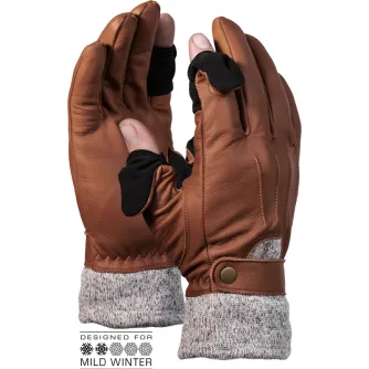 Cimdi - VALLERRET URBEX PHOTOGRAPHY GLOVE BROWN S 20UBX-BR-S - ātri pasūtīt no ražotāja