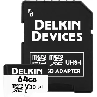 Atmiņas kartes - DELKIN TRAIL CAM HYPERSPEED MICROSDHC (V30) R100/W75 64GB DDMSDAHS64GB - ātri pasūtīt no ražotāja