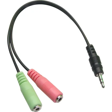 DATAVIDEO CB-17 3,5 MM JACK TO HEADPHONE/MIC ADAPTER CB-17