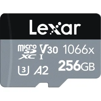 Discontinued - LEXAR PRO 1066X MICROSDHC/MICROSDXC UHS-I (SILVER) R160/W120 256GB LMS1066256G-BNANG