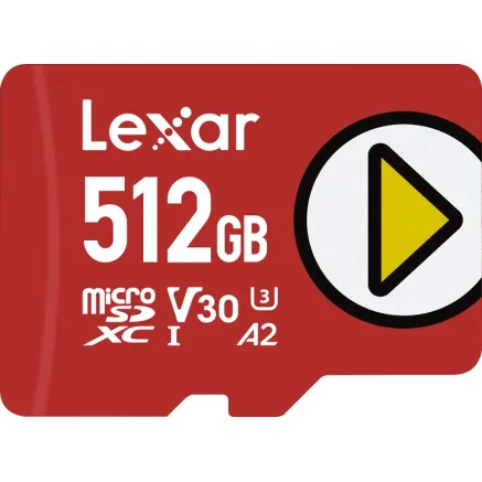 LEXAR PLAY MICROSDXC UHS-I R150 512GB LMSPLAY512G-BNNNG