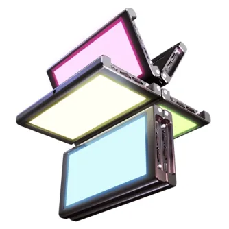 LED Phone Light - Falcon Eyes RGB LED Lamp PockeLite F7 Fold - quick order from manufacturer