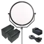 LED Gaismas paneļi - Falcon Eyes Bi-Color LED Lamp Sophiez SO-68TDX II with Batteries - ātri pasūtīt no ražotāja
