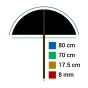Foto lietussargi - Falcon Eyes Umbrella UR-32G Gold 70 cm - ātri pasūtīt no ražotāja