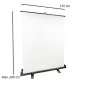 Fonu komplekti ar turētāju - StudioKing Roll-Up Background Screen FB-150200FW 150x200 cm White - ātri pasūtīt no ražotāja
