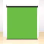 Fonu komplekti ar turētāju - StudioKing Wall Pull-Down Green Screen FB-180200WG 180x200 cm Chroma Green - perc šodien veikalā un ar piegādi