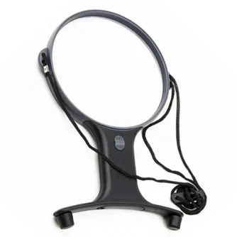 Palielināmie stikli - Carson Necklace Loupe 2x130mm HF-66 with LED - ātri pasūtīt no ražotāja