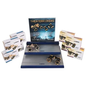 Binokļi - Konus Theatre Binoculars Kit - Display with Top Card Including Theatre Binoculars - ātri pasūtīt no ražotāja