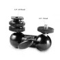 Rigu aksesuāri - SmallRig 1135 MULTI-FUNC DOUBLE BALLHEAD SHOE+1/4 - ātri pasūtīt no ražotāja