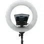  Ikan HS-PROMPTER-RL - HomeStream Phone Teleprompter w/ 18 Ring Light and Stand HS-PROMPTER-RL