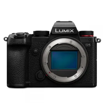 Bezspoguļa kameras - Panasonic Lumix S5 Body (DC-S5E-K) - ātri pasūtīt no ražotāja