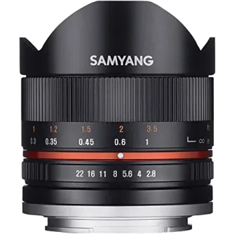 Objektīvi - SAMYANG OBJEKTIVS 8MM F2,8 SONY E-SYST II BL - ātri pasūtīt no ražotāja
