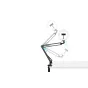 LED Gredzenveida lampas - Puluz Foldable arm stand + 8 inch 20cm bi-color LED Ring Vlogging Video Light Live PKT3089B - ātri pasūtīt no ražotāja