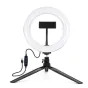 LED Gredzenveida lampas - Puluz LED ring lamp w tripod bi-color USB 2m PKT3073B - perc šodien veikalā un ar piegādi