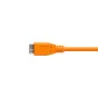 Kabeļi - TETHERPRO USB-C TO 3.0 MICRO-B RIGHT ANGLE 4.6 M ORANGE CUC33R15-ORG - perc šodien veikalā un ar piegādi